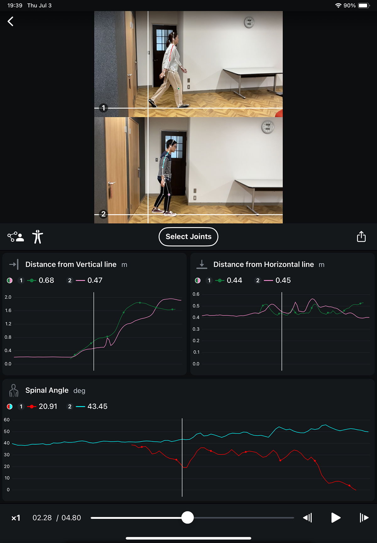 iPad version: Normal view (Portrait)